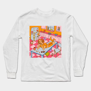 Orange Babe Long Sleeve T-Shirt